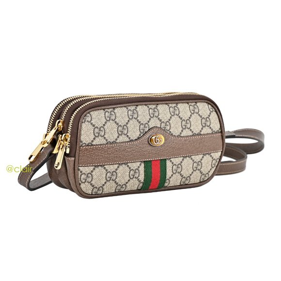 Gucci Handbags - Gucci 3 Compartments Ophidia GG Supreme Mini Cross Body Bag